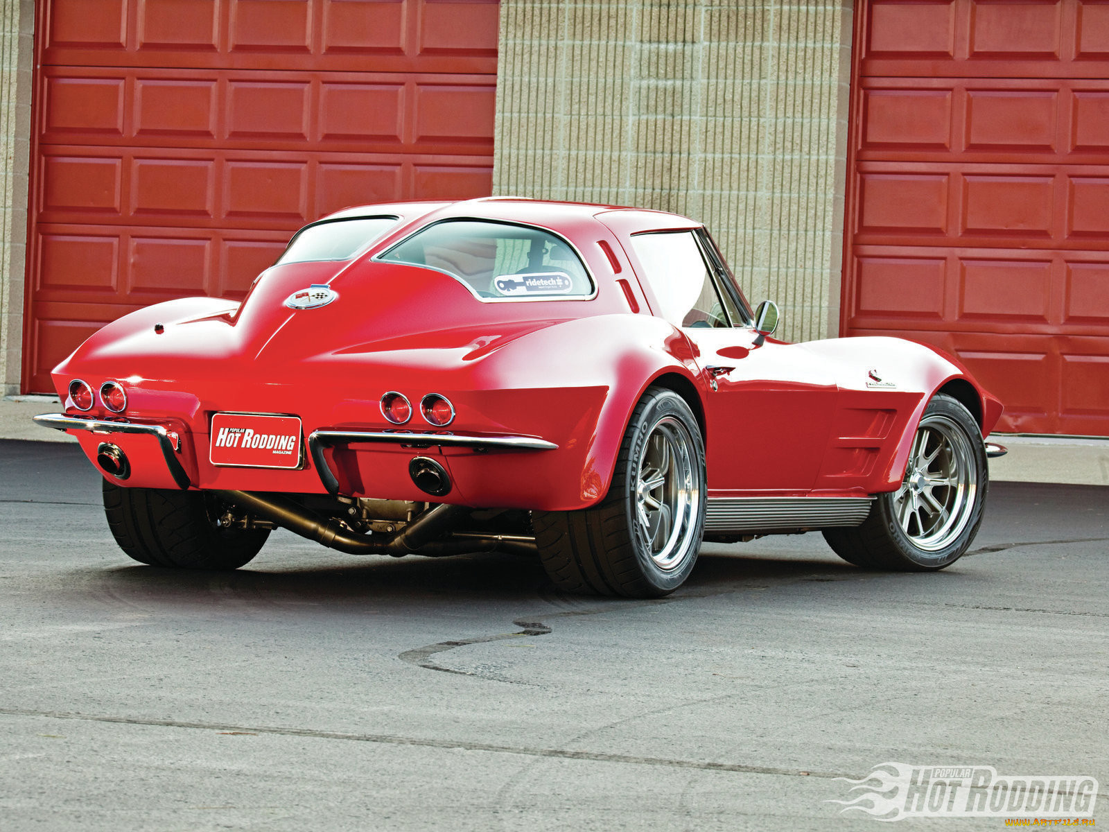 , corvette, machine